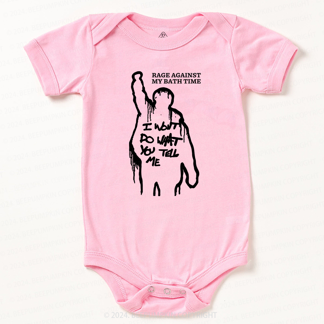 Rage Against My Bath Time Baby Bodysuit 7