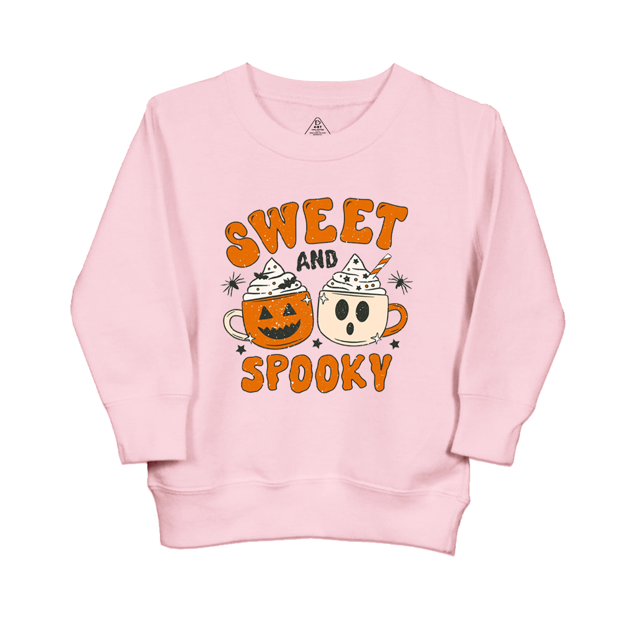 Sweet And Spooky Pumpkin Halloween Kids Sweatshirt