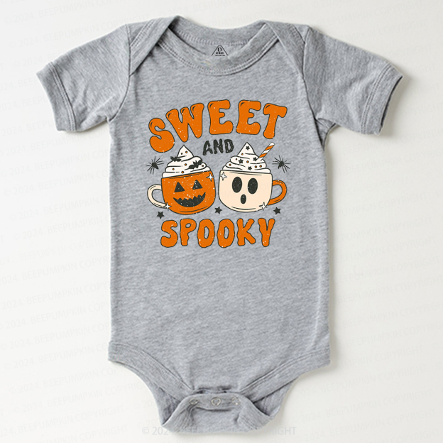 Sweet And Spooky Pumpkin Halloween Bodysuit For Baby