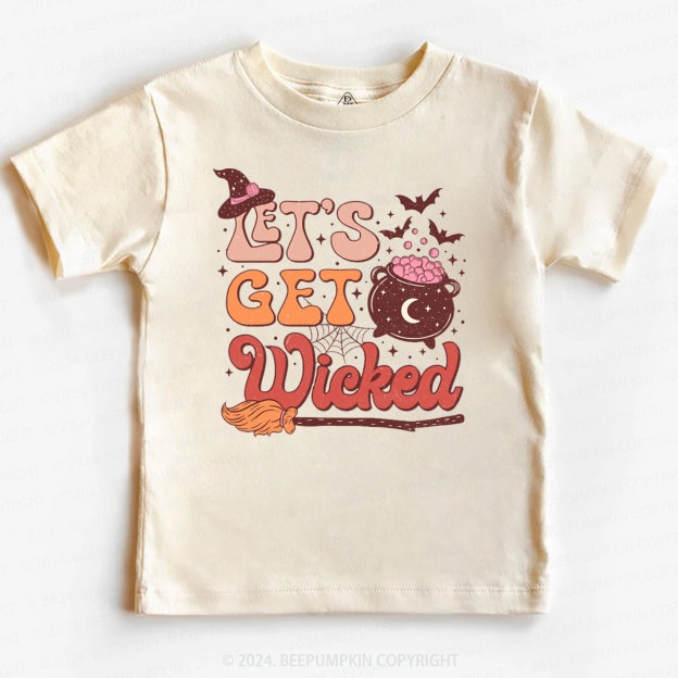 Let's Get Wicked Halloween Toddler&Kids Tees 