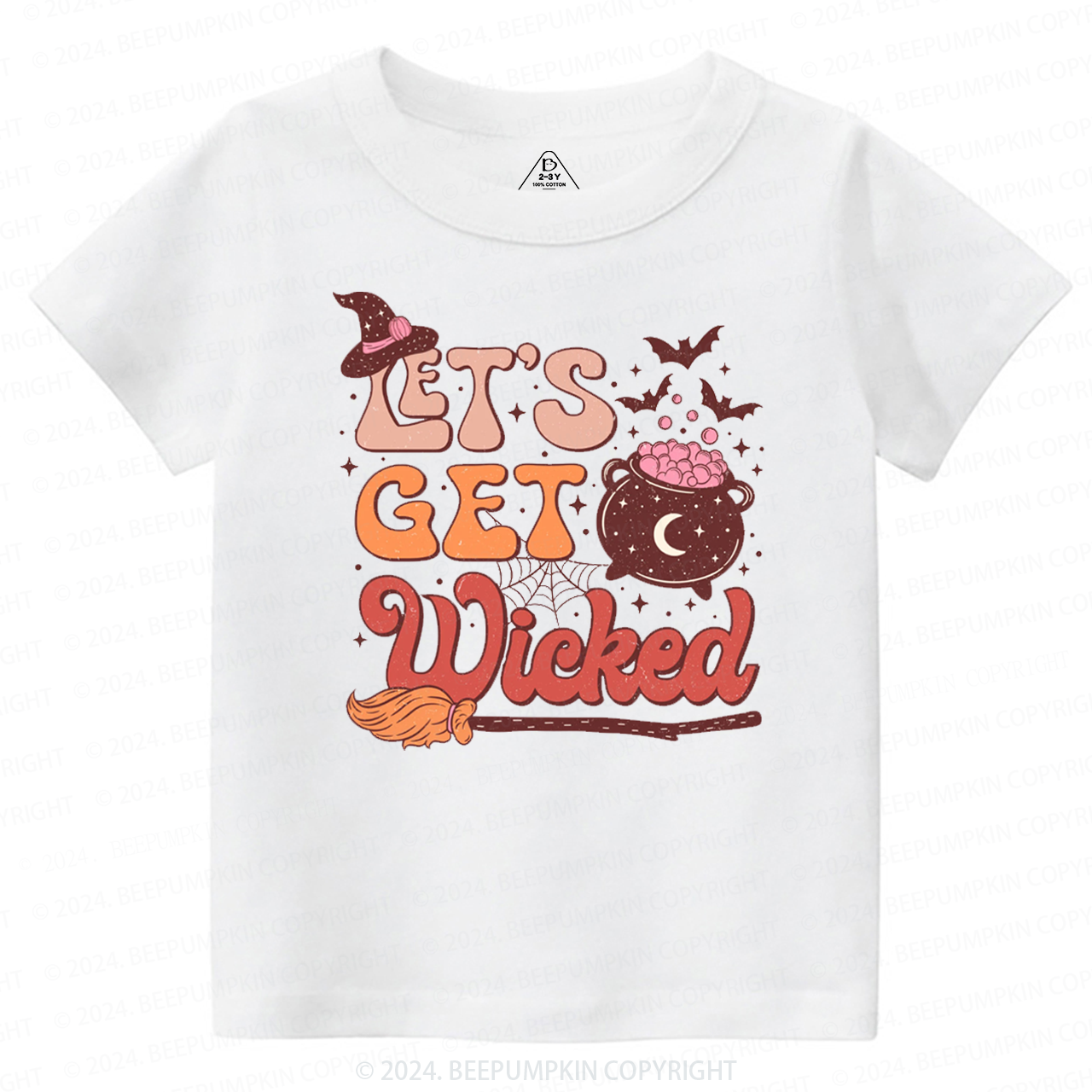 Let's Get Wicked Halloween Toddler&Kids Tees 