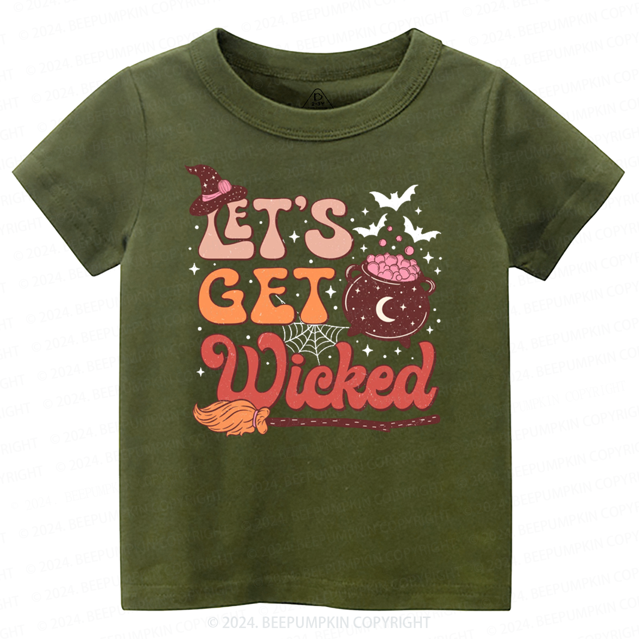 Let's Get Wicked Halloween Toddler&Kids Tees 