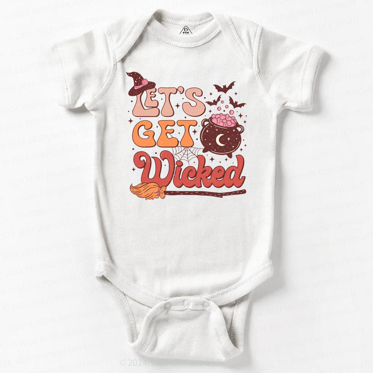 Let's Get Wicked Halloween Bodysuit For Baby