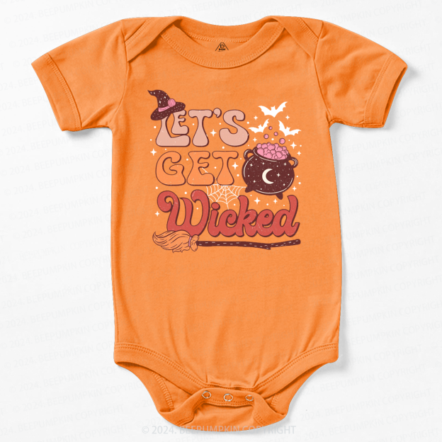 Let's Get Wicked Halloween Bodysuit For Baby