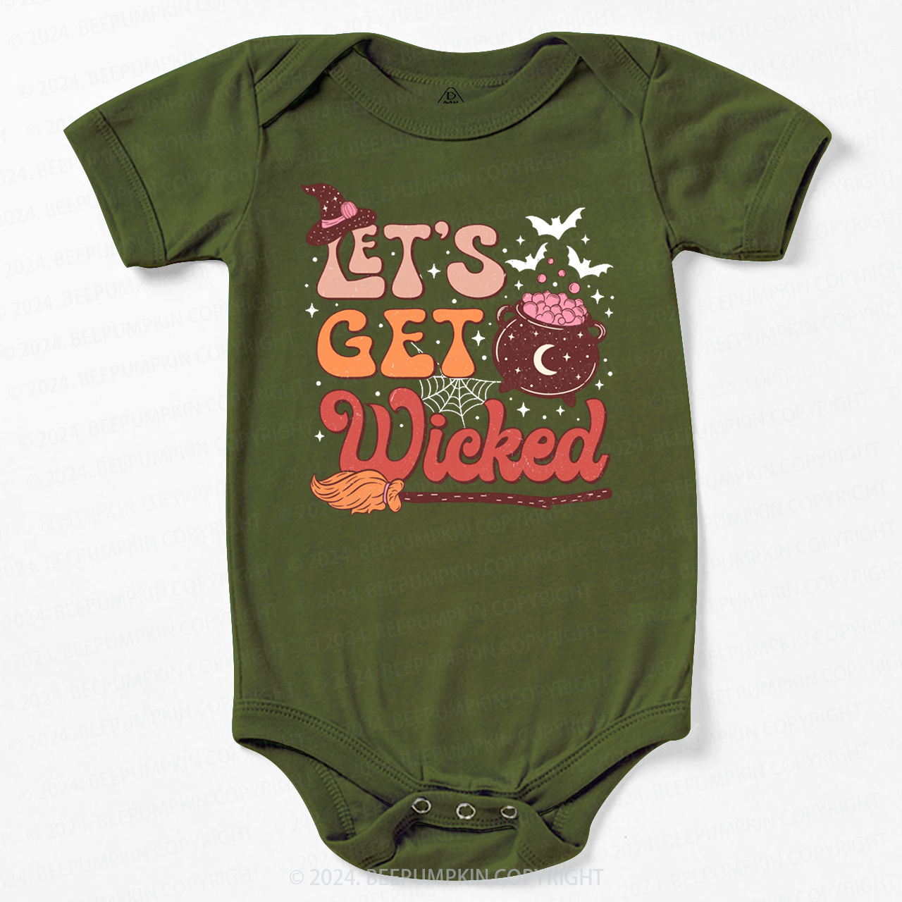 Let's Get Wicked Halloween Bodysuit For Baby