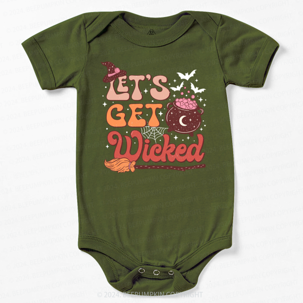 Let's Get Wicked Halloween Bodysuit For Baby