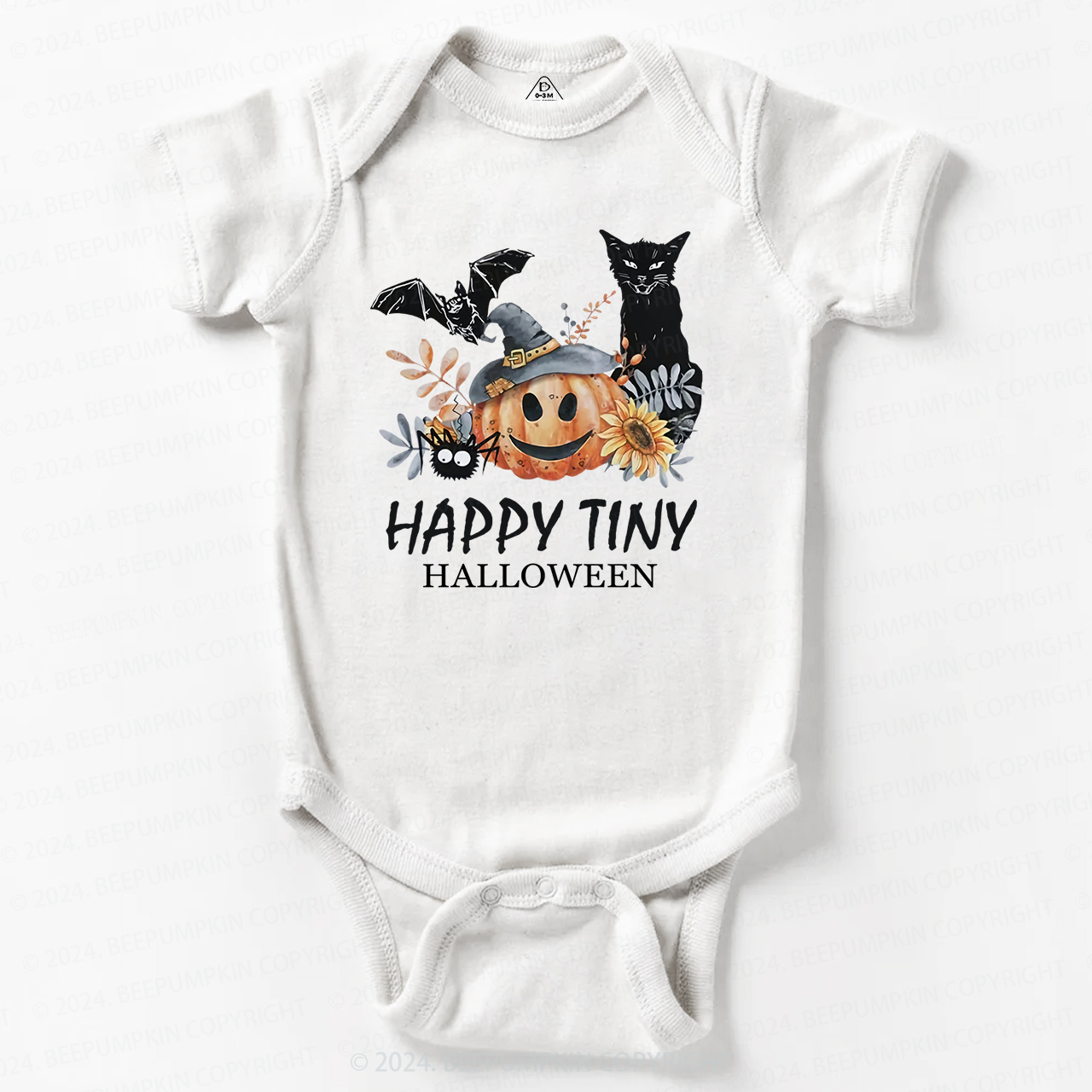 Happy Tiny Halloween Bodysuit For Baby