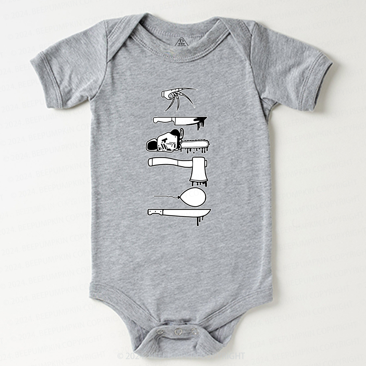 Horror Weapons Halloween Bodysuit For Baby