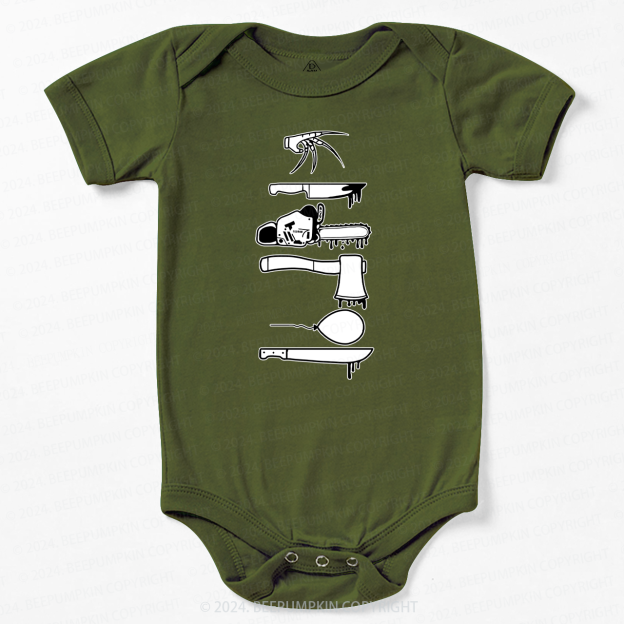 Horror Weapons Halloween Bodysuit For Baby