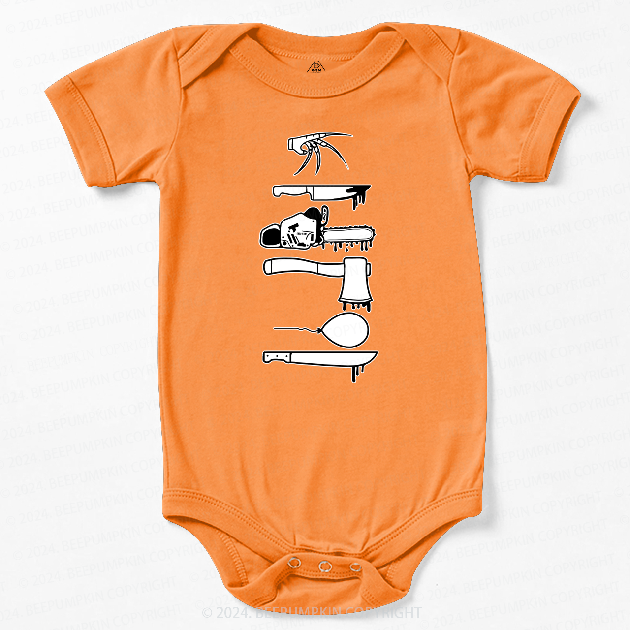 Horror Weapons Halloween Bodysuit For Baby