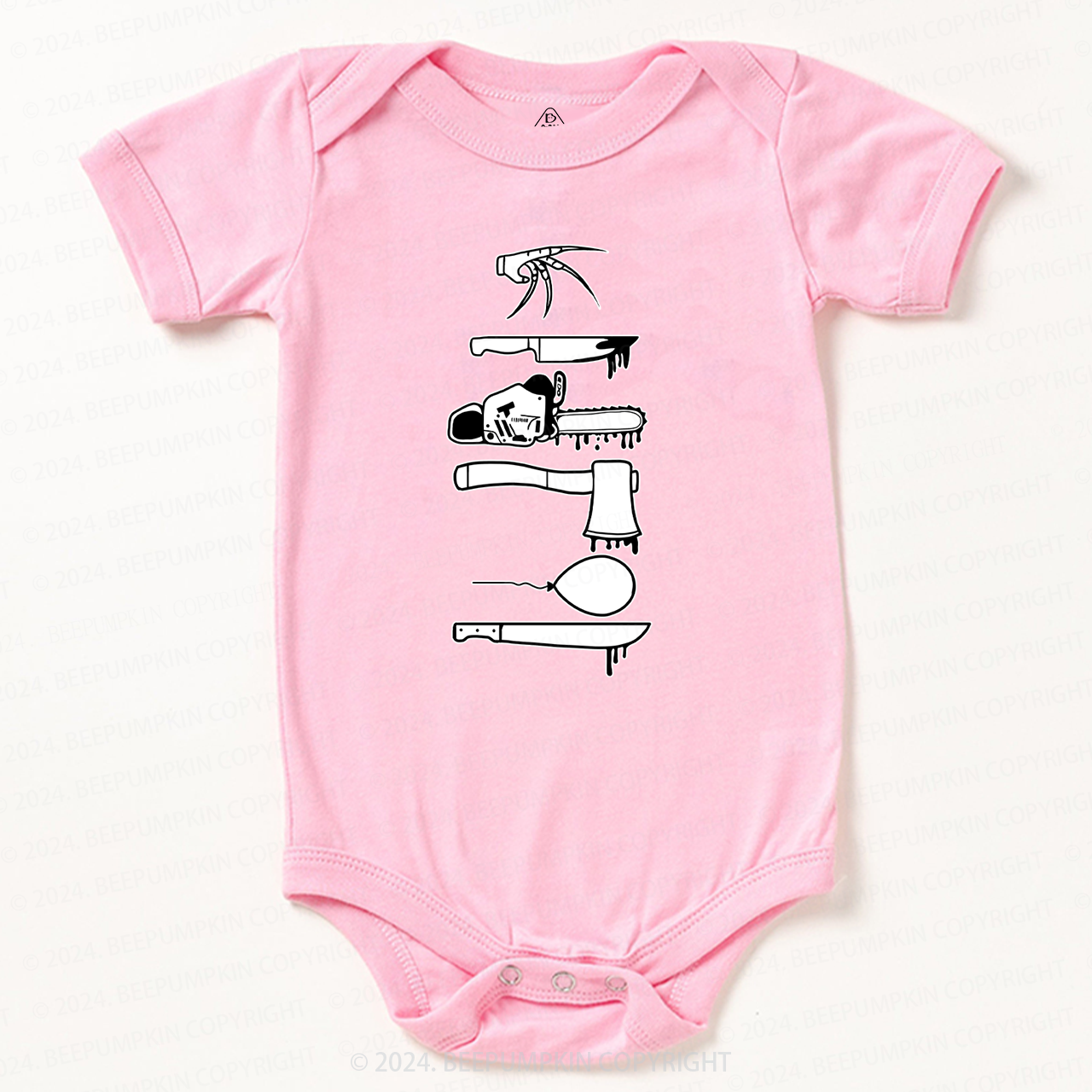 Horror Weapons Halloween Bodysuit For Baby