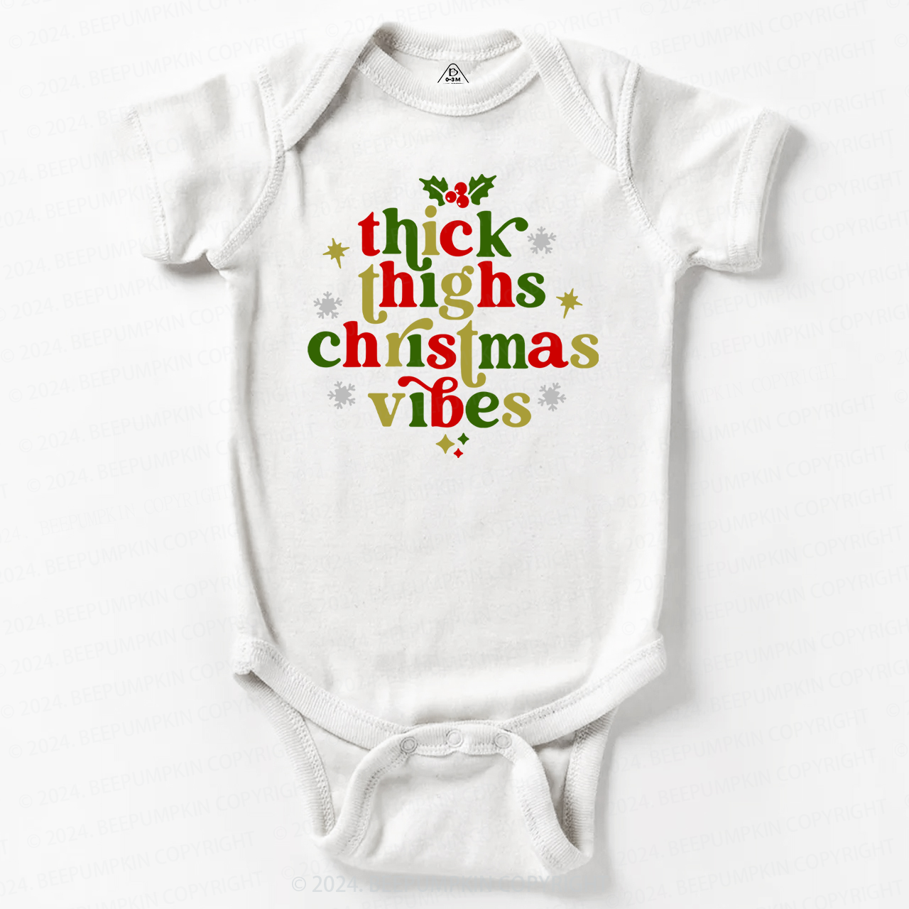 Christmas Vibes Baby Bodysuit
