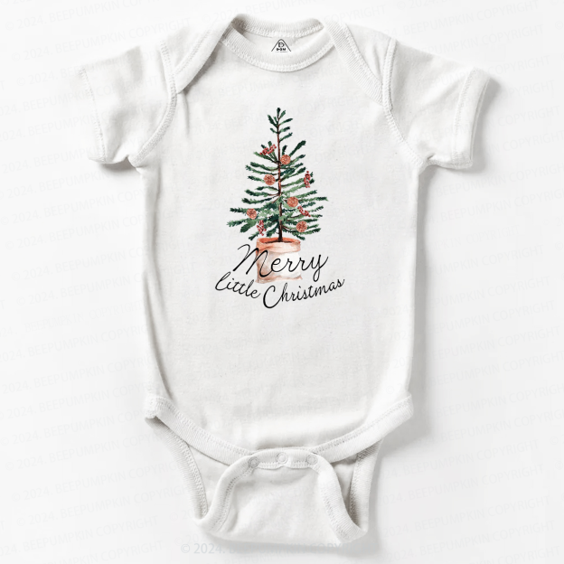Merry Little Christmas Baby Bodysuit