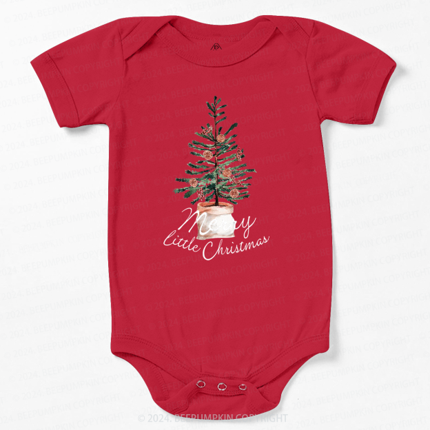 Merry Little Christmas Baby Bodysuit