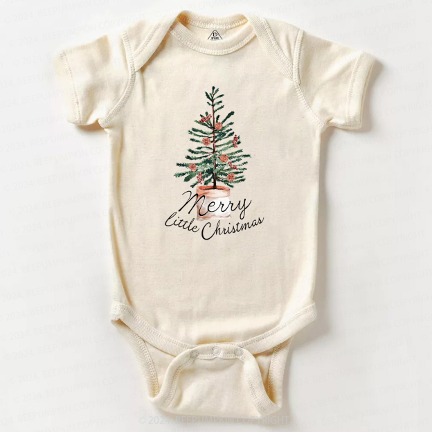 Merry Little Christmas Baby Bodysuit