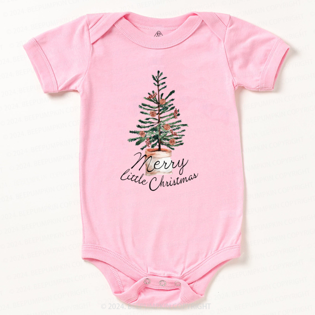 Merry Little Christmas Baby Bodysuit