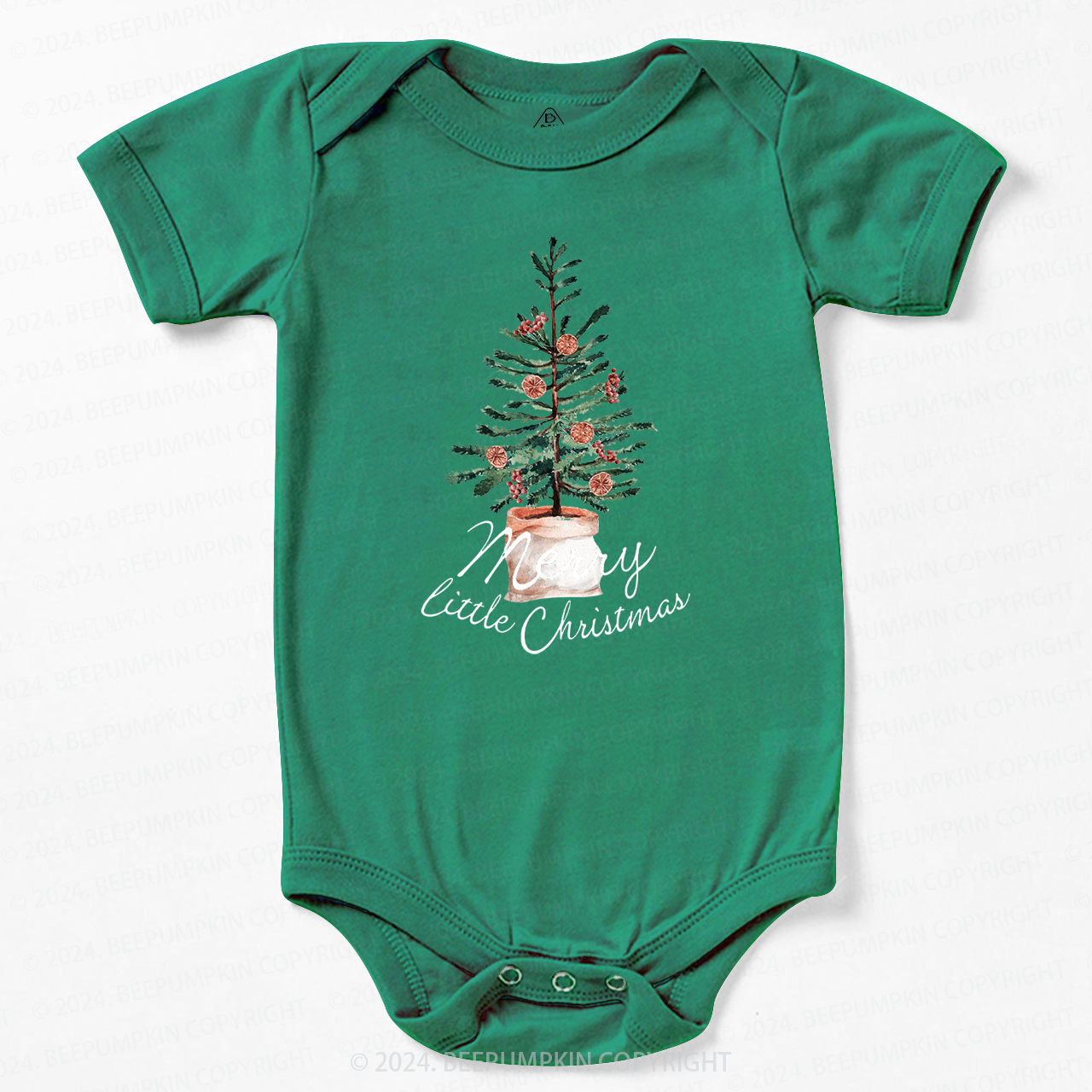 Merry Little Christmas Baby Bodysuit