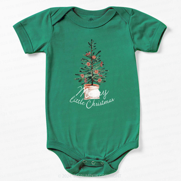 Merry Little Christmas Baby Bodysuit