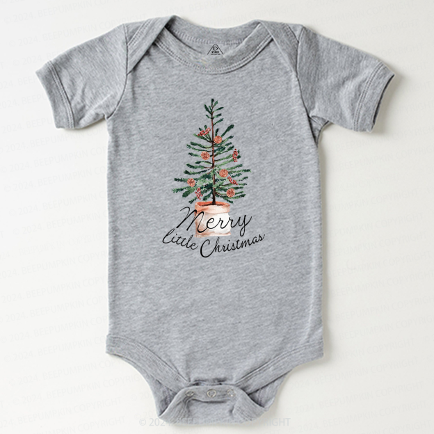 Merry Little Christmas Baby Bodysuit
