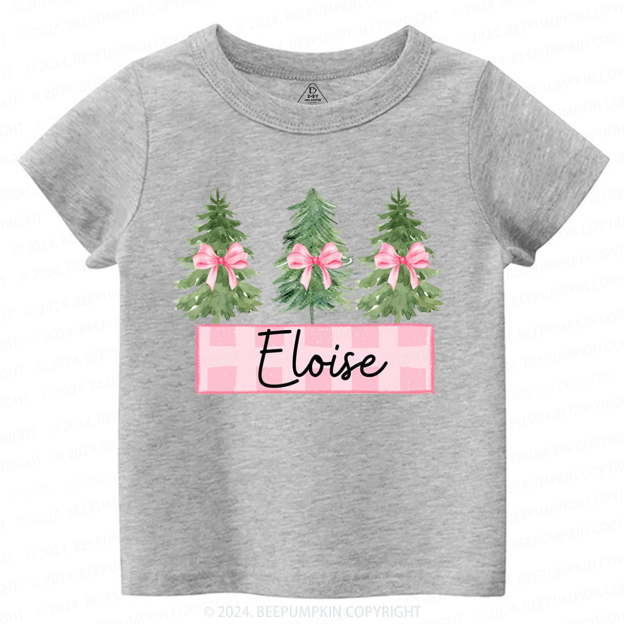 Personalized Kid Name Christmas Toddler&Kids Tees Beepumpkin