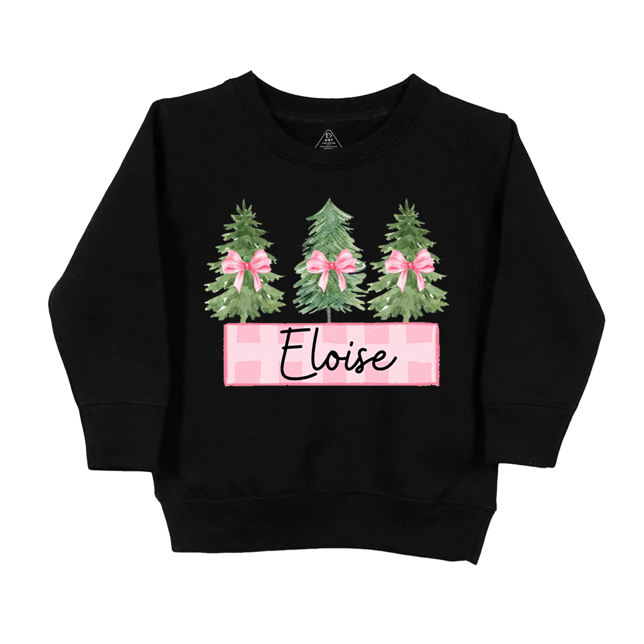 Personalized Kid Name Christmas Kids Sweatshirt Beepumpkin