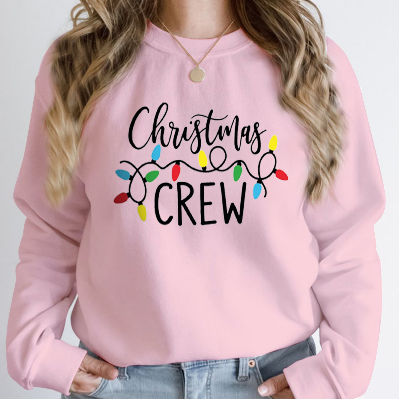 Christmas Crew Sweatshirt For Mama Beepumpkin