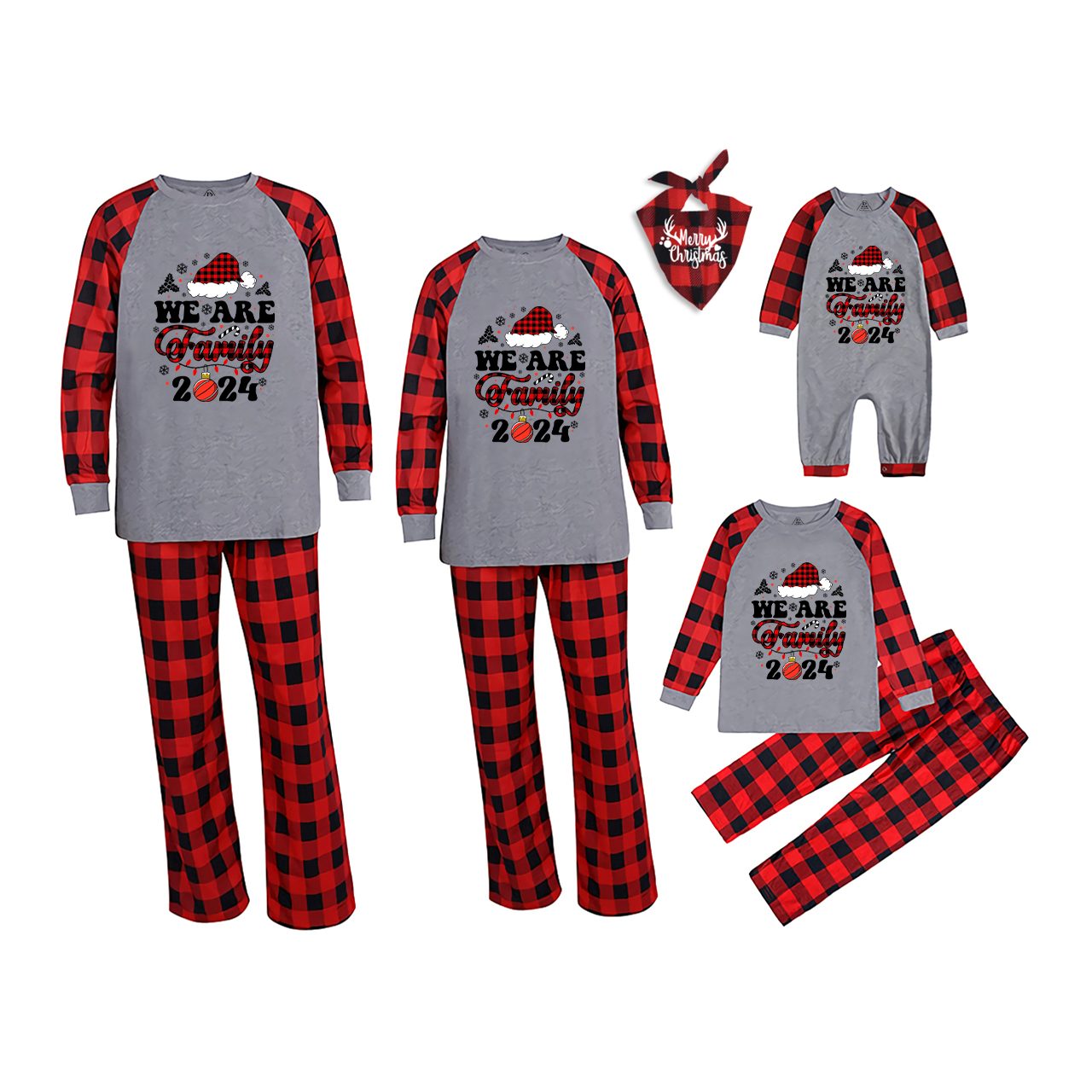 We Are Family Christmas Crew Matching Pajamas