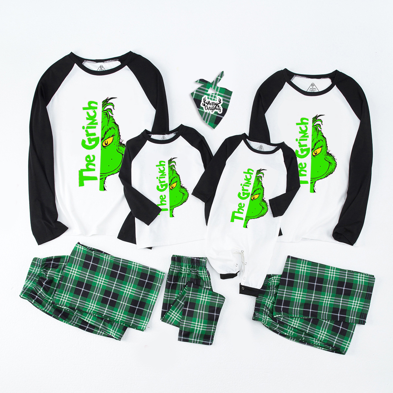 The Grinch Novelty Christmas Matching Pajamas Beepumpkin