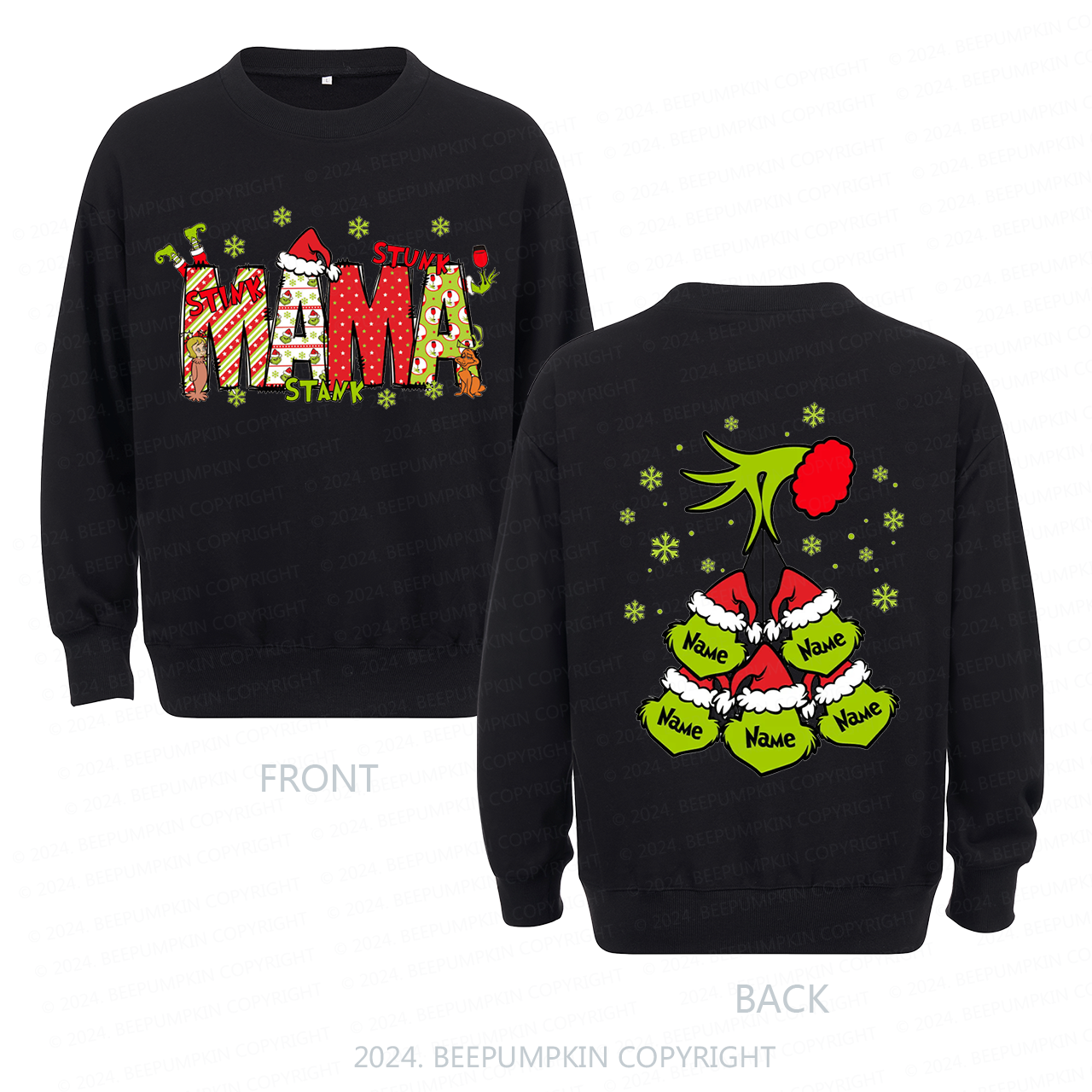 Christmas Mama Hoodie Christmas Mama Hoodie