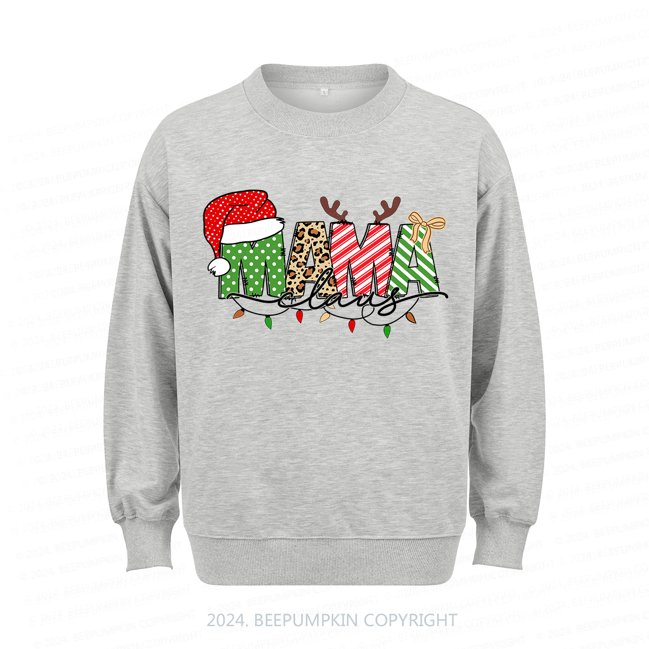 Merry Christmas Sweatshirt For Mama  Beepumpkin 