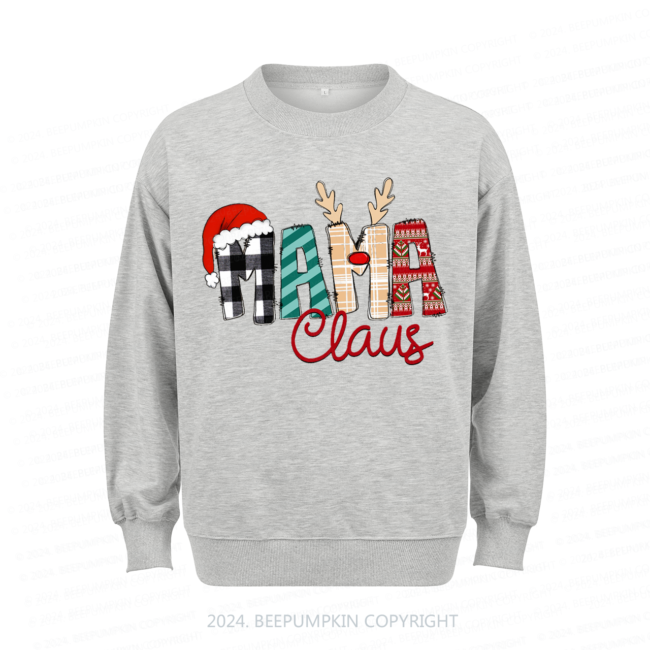 Christmas Mama Sweatshirt For Mama Beepumpkin