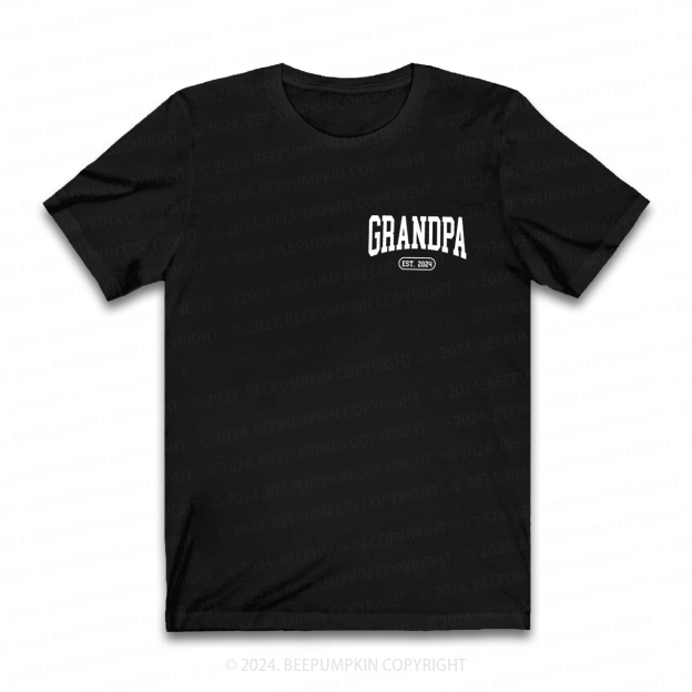 Personalized Grandpa EST Shirt