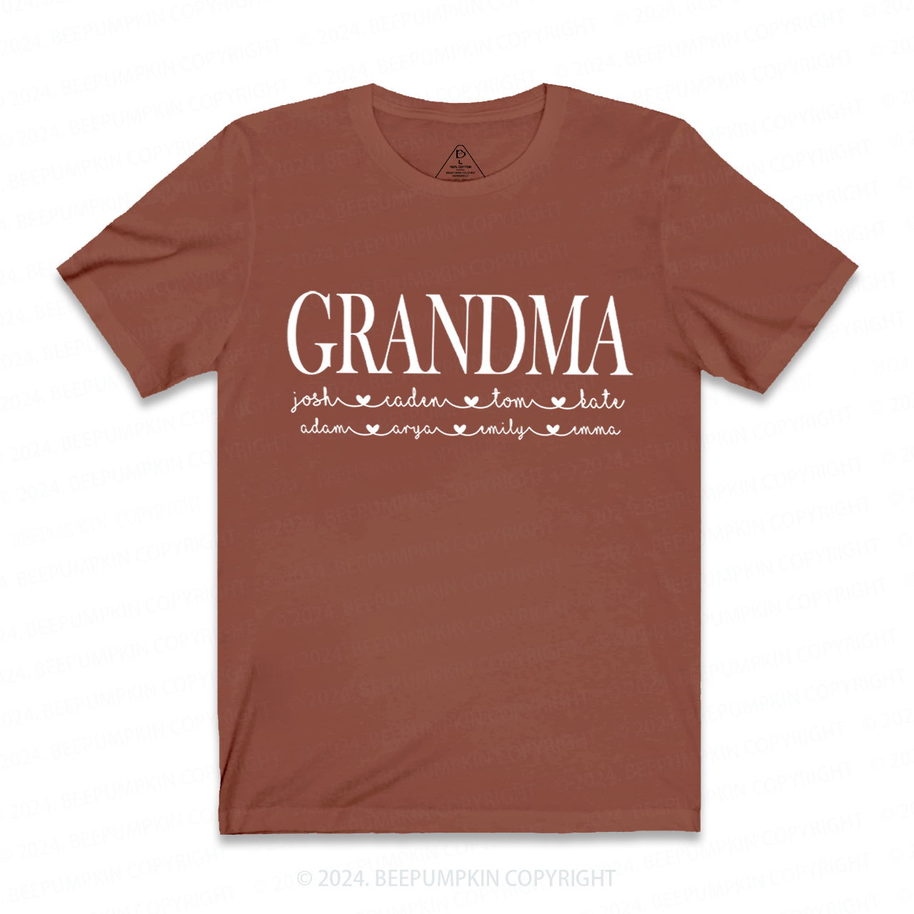 Grandma And Kids Personalized Shirt