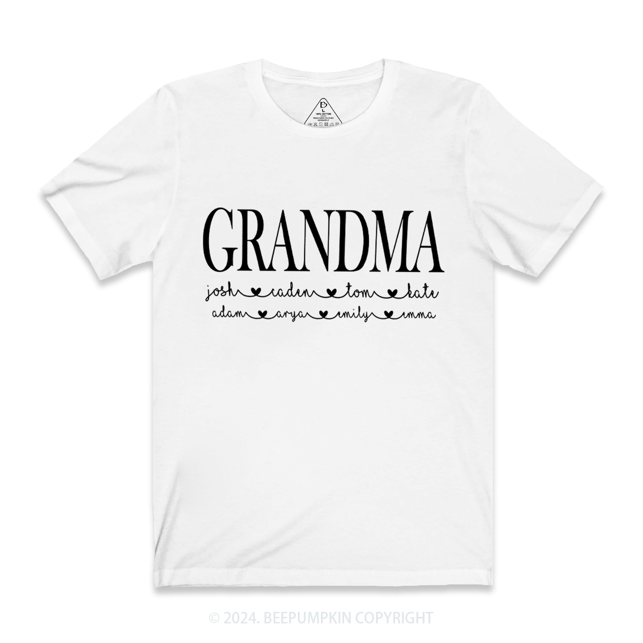 Grandma And Kids Personalized Shirt