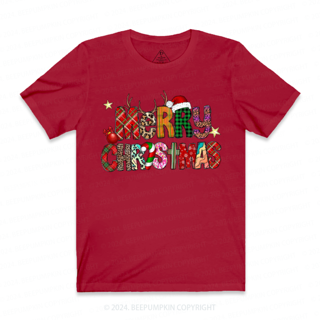 Merry Christmas Santa Hat Holiday Shirts Beepumpkin