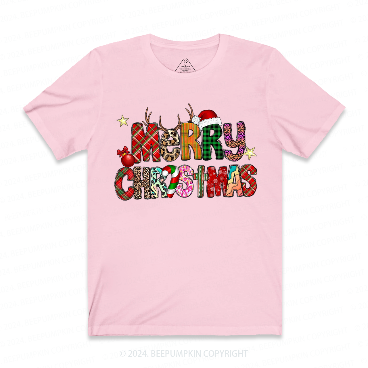Merry Christmas Santa Hat Holiday Shirts Beepumpkin