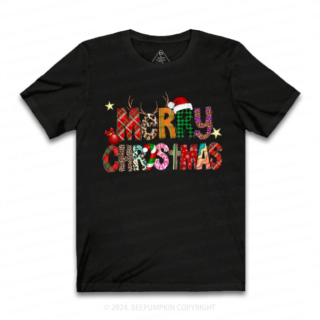 Merry Christmas Santa Hat Holiday Shirts Beepumpkin