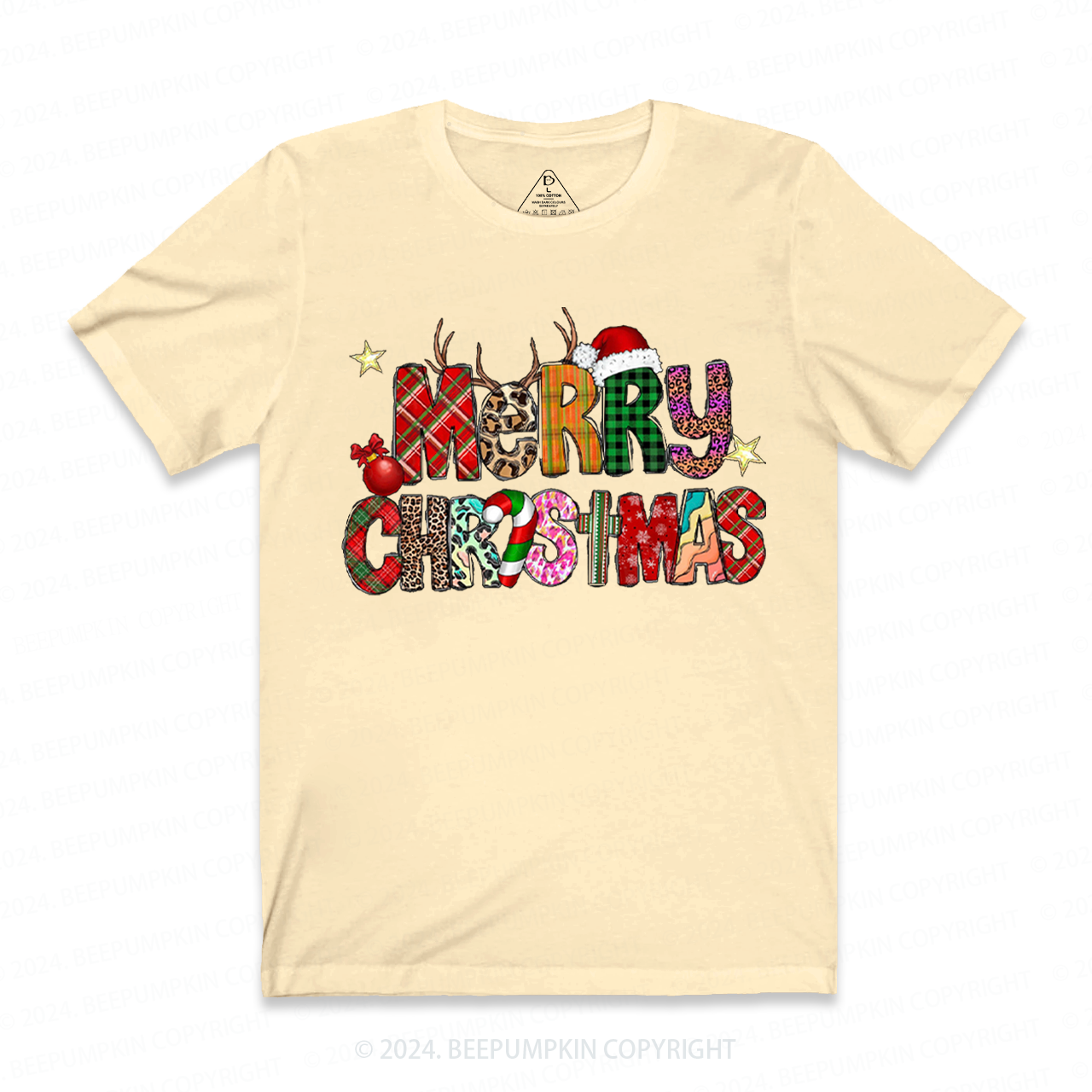 Merry Christmas Santa Hat Holiday Shirts Beepumpkin