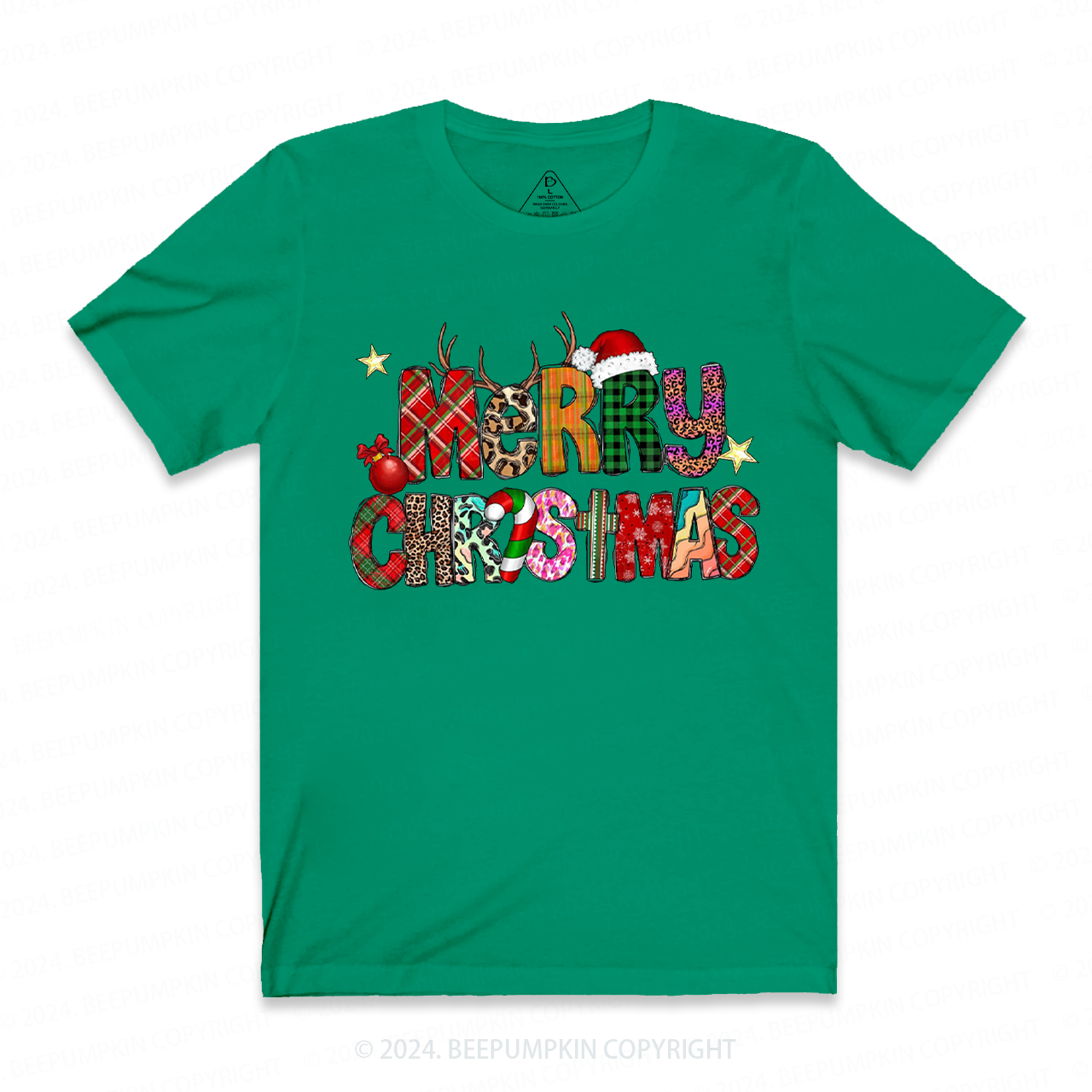 Merry Christmas Santa Hat Holiday Shirts Beepumpkin