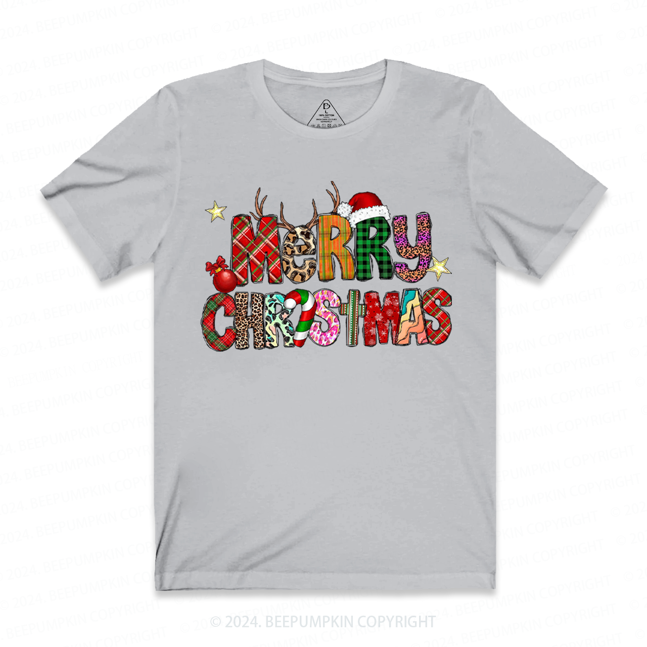 Merry Christmas Santa Hat Holiday Shirts Beepumpkin