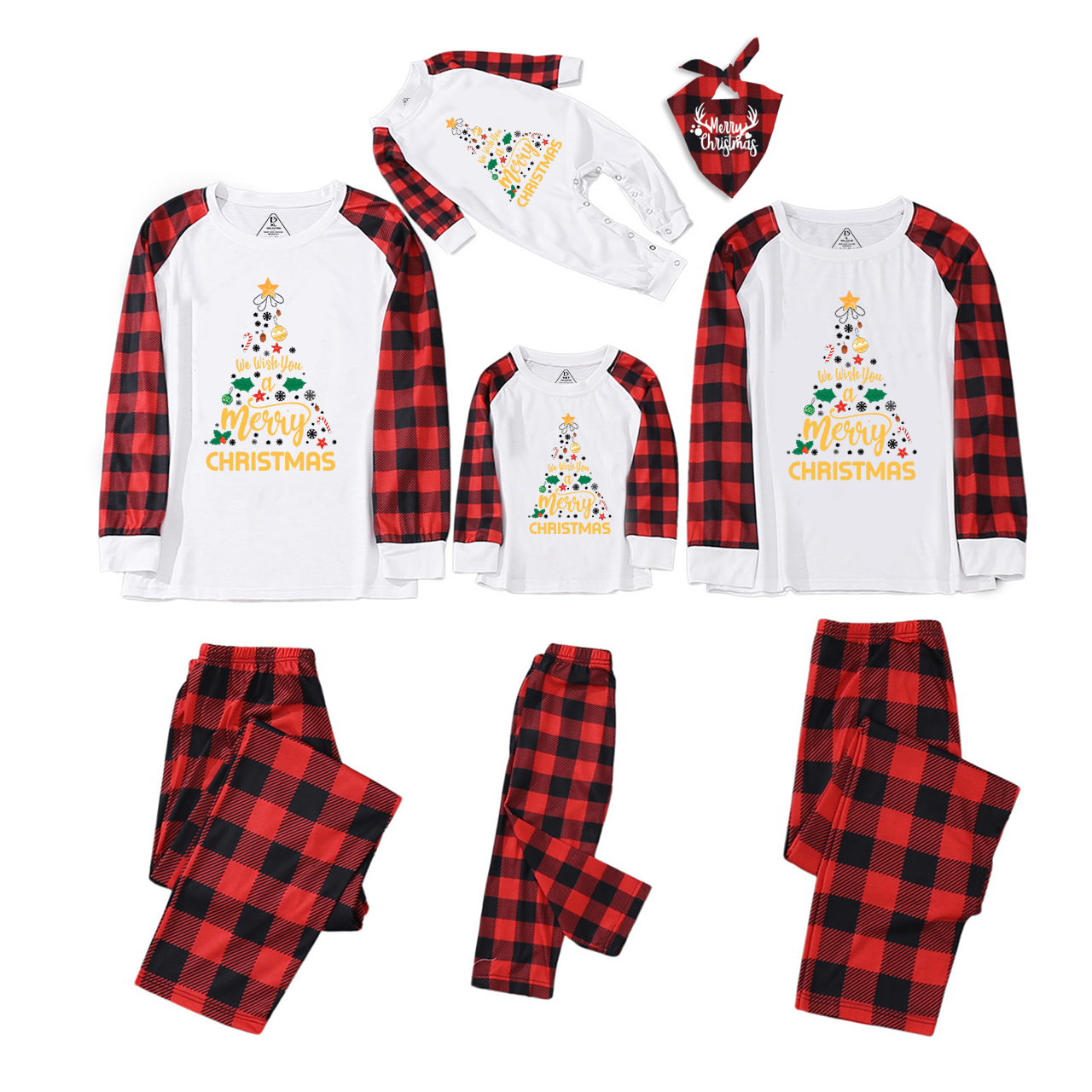 We Wish You A Merry Chriatmas Matching Pajamas Beepumpkin