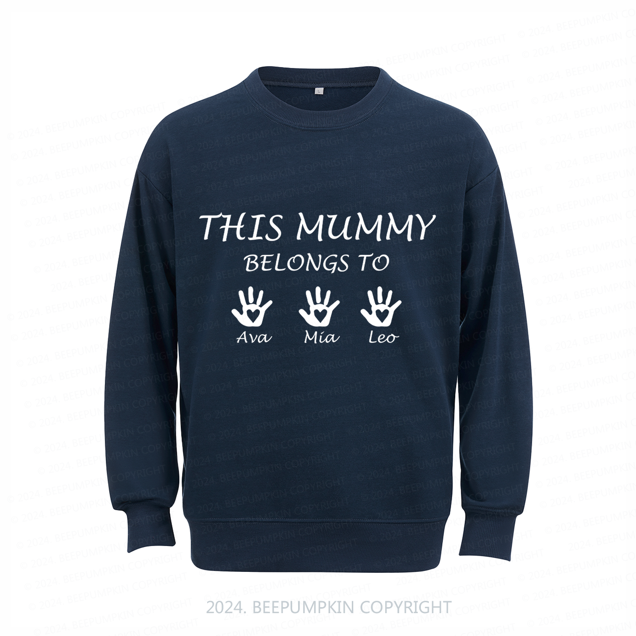 Personalized Sweatshirt This Mummy Belongs To