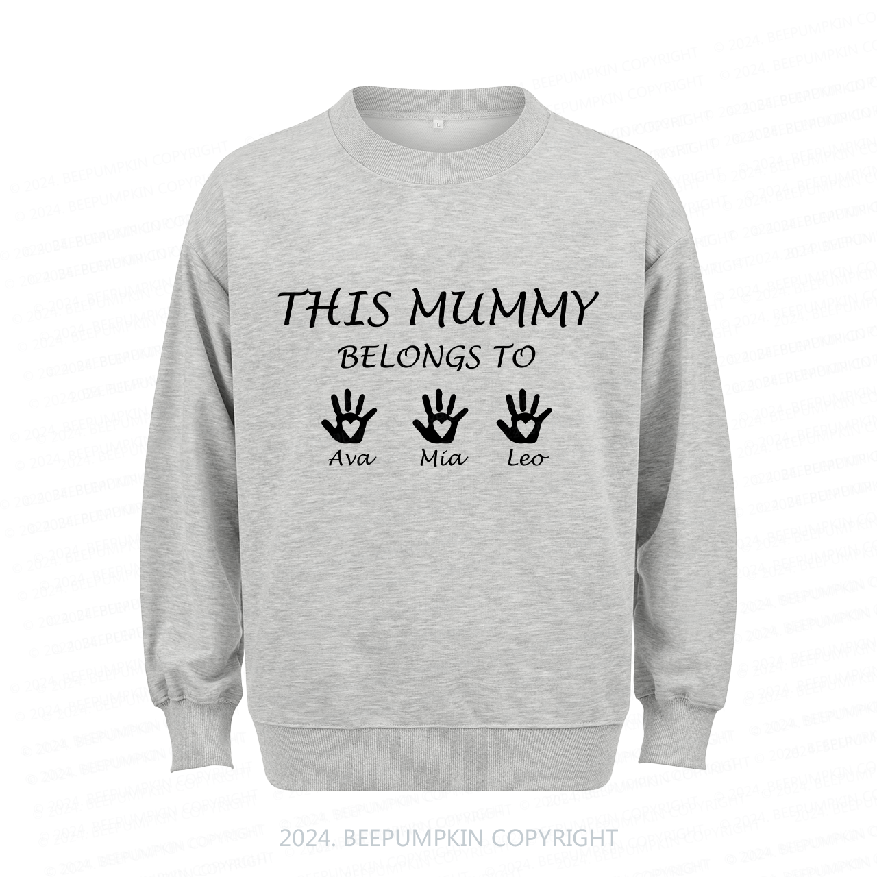 Personalized Sweatshirt This Mummy Belongs To