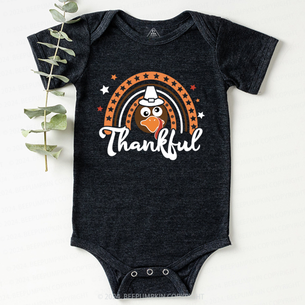 Thanksgiving Little Turkey Bodysuit For Baby Beepumpkin