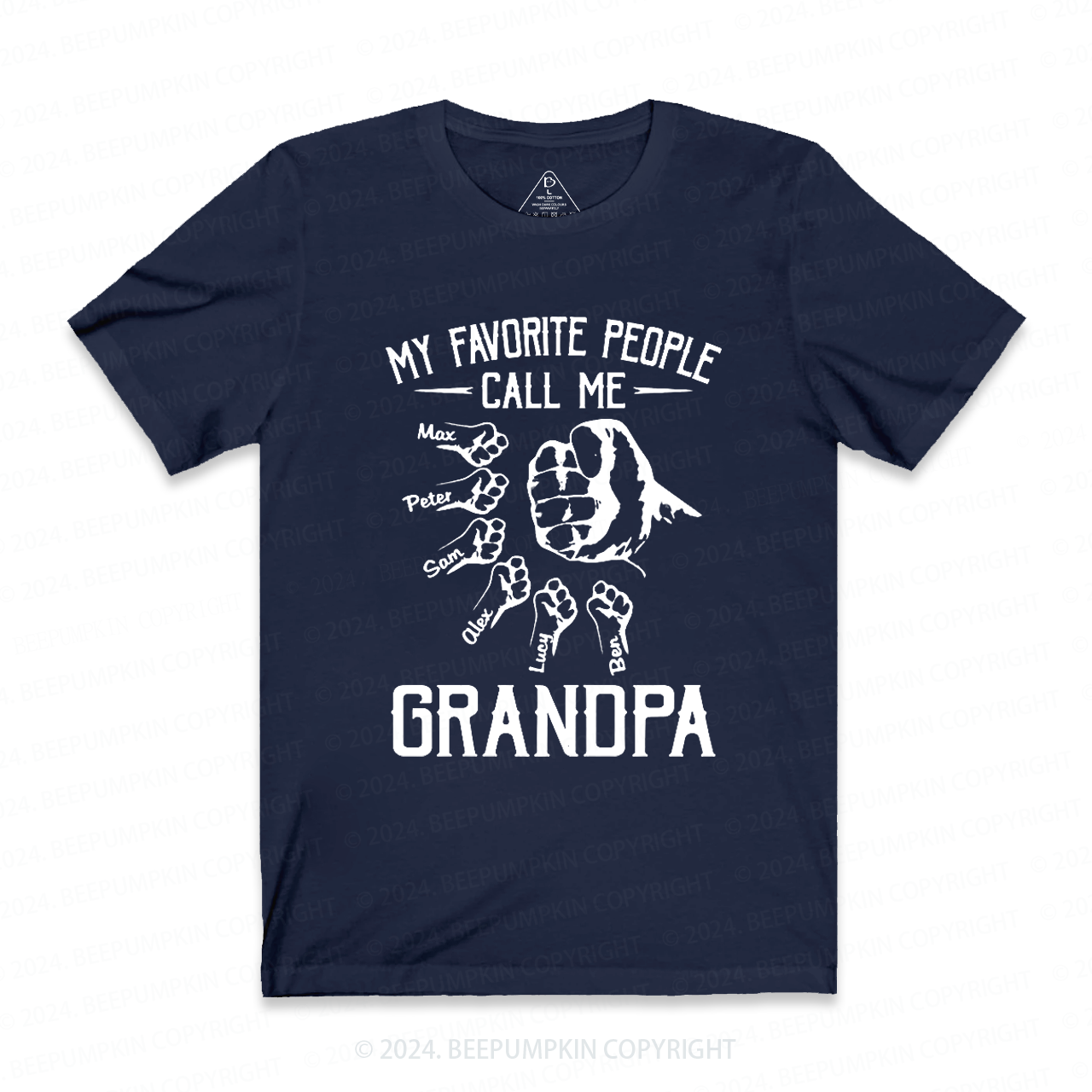 Call Me Grandpa Shirt Personalized With Name