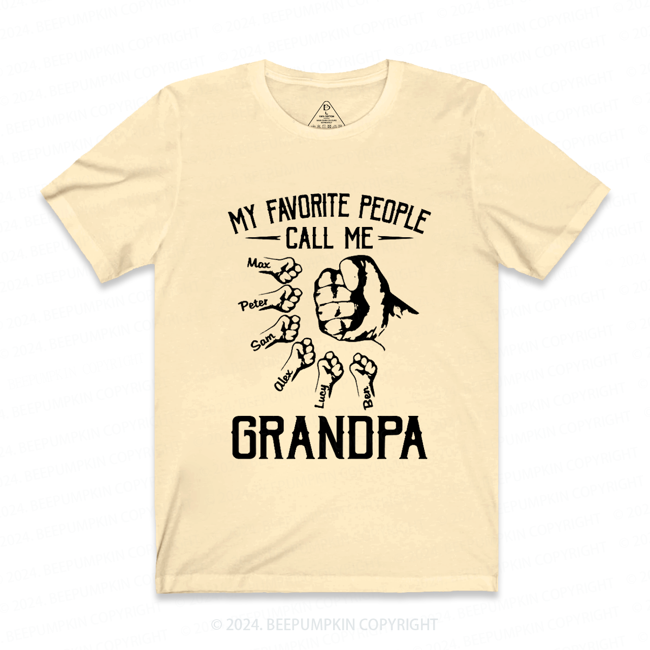 Call Me Grandpa Shirt Personalized With Name