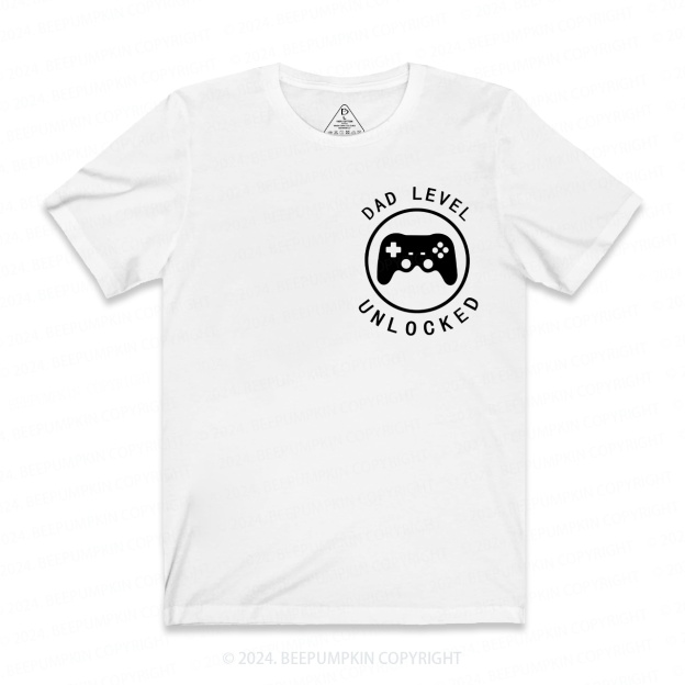 Dad Level Unlocked Dad and me T-Shirt