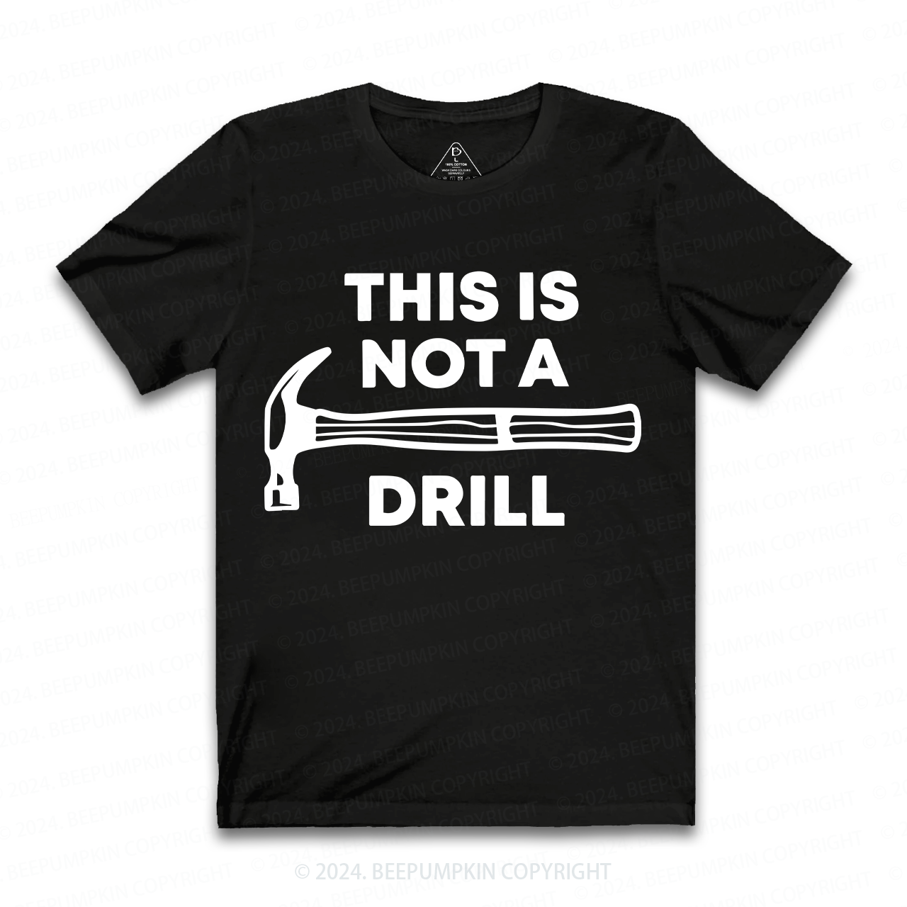 This Is Not A Drill Funny Dad and me Dad T-Shirt