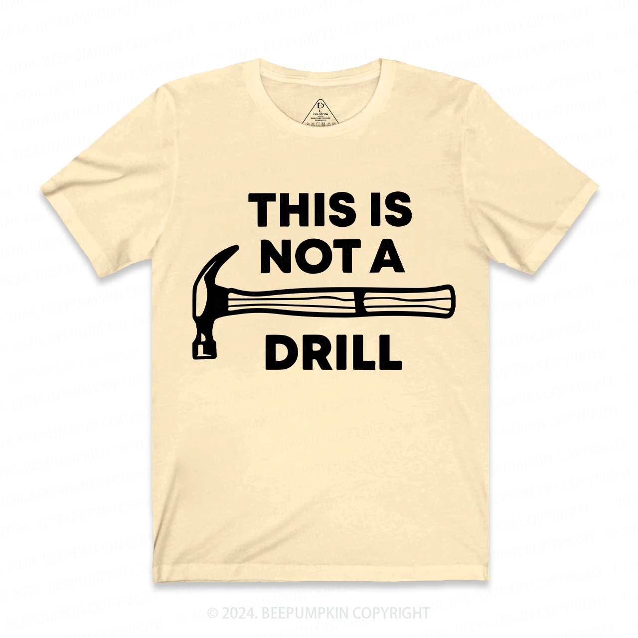 This Is Not A Drill Funny Dad and me Dad T-Shirt