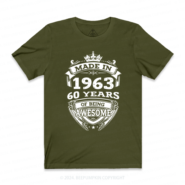 Being Awesome Grandpa Personalized Shirt